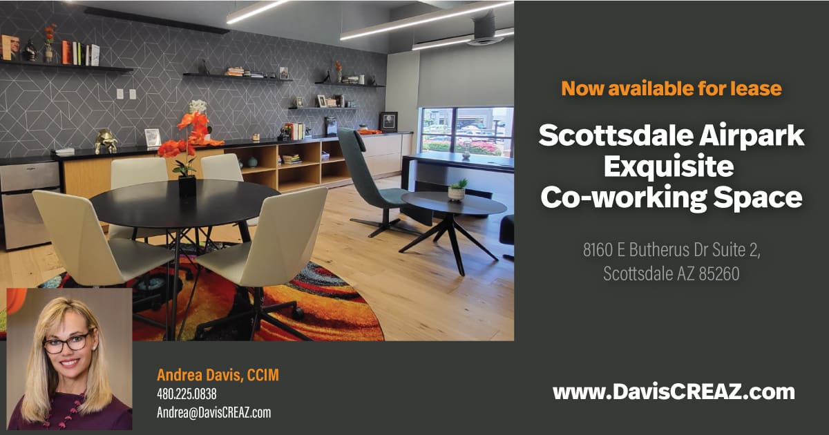 FOR LEASE: Scottsdale Airpark Exquisite Co-working Space