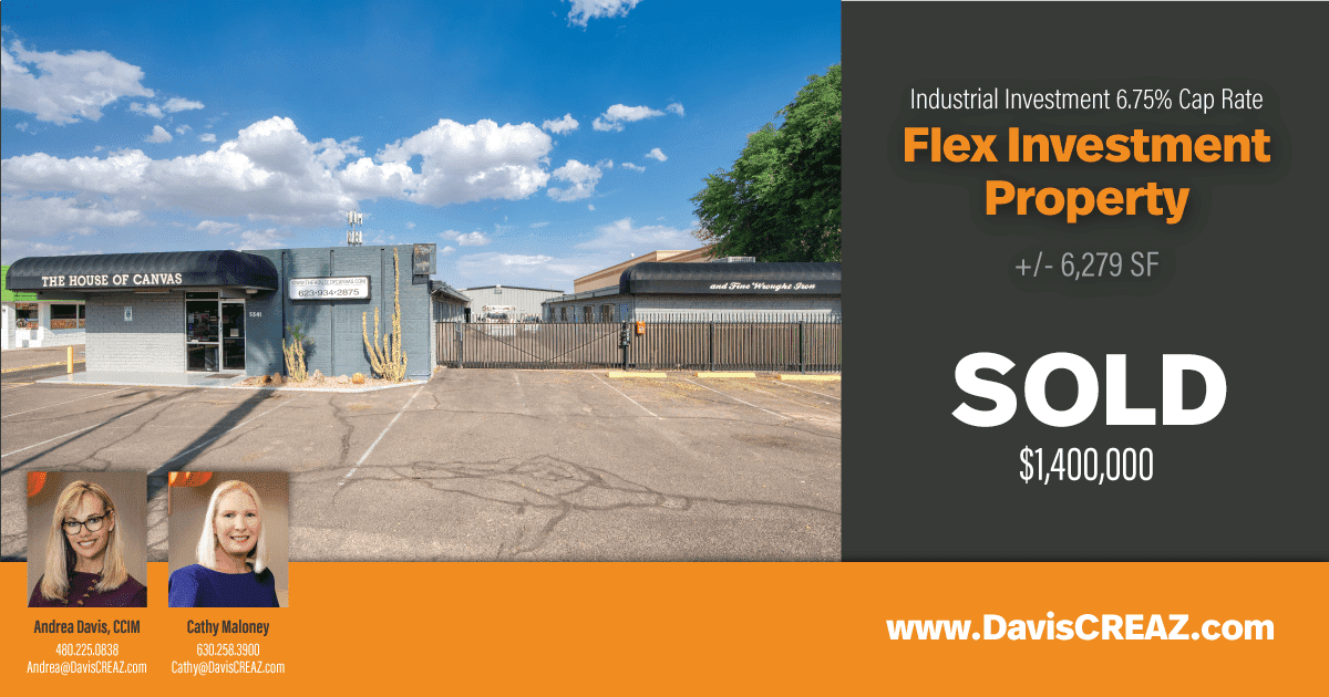 SOLD - 6.75% CAP Rate Industrial Investment Site in Glendale, AZ