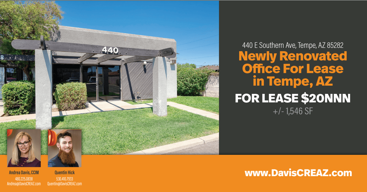 Newly Renovated Office for Lease in Tempe, AZ
